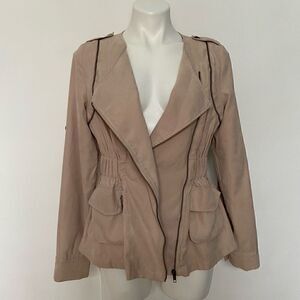 Miami asymmetrical anorak jacket  